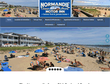 Tablet Screenshot of normandieinn.com